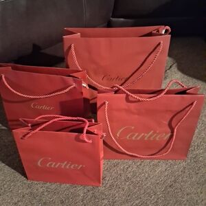 Cartier Luxurious Red Bag Collection